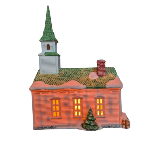 Department 56 Steeple Church - New England Village Series VINTAGE 1986 - Picture 7 of 13